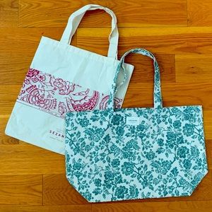 Sézane cotton bags - never used